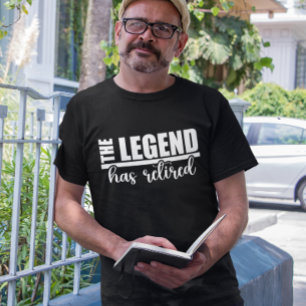伝説は退職した Tシャツ