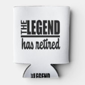 伝説は退職金退職したをおもしろい持つ 缶クーラー (正面)