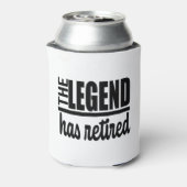 伝説は退職金退職したをおもしろい持つ 缶クーラー (缶裏面)