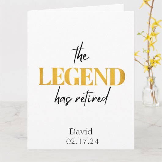 伝説は黒退職したと金ゴールド カード (黄色い花)