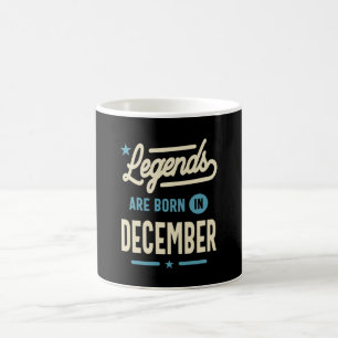 伝説は12生まれ月から12月の誕生日 コーヒーマグカップ