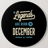 伝説は12生まれ月から12月の誕生日 缶バッジ (正面)