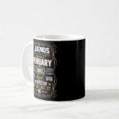 伝説は1933生まれ年2月90誕生日にあった コーヒーマグカップ (正面左)