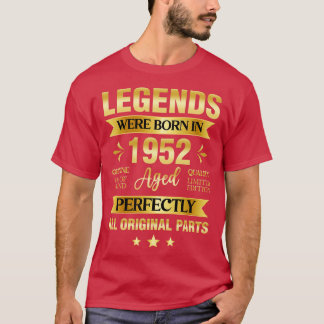 伝説は1952生まれ年の誕生日 Tシャツ
