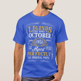 伝説は1952生まれ年10月に70歳のBir Tシャツ