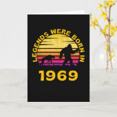 伝説は1969年にビッグフットとともに生まれた カード (黄色い花)