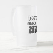 伝説は1976生まれ年に霜の付いたマグカップ フロストグラスビールジョッキ (正面左)