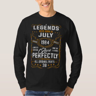 伝説は1984生まれ年7月38誕生日38Yeにあった Tシャツ