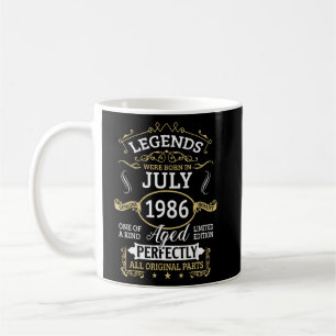 伝説は1986生まれ年7月37誕生日37Yeにあった コーヒーマグカップ