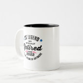 伝説は2022年以退職した来Mではない ツートーンマグカップ (正面左)