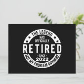 伝説は2022年退職した正式退職したに 案内状 (スタンド正面)