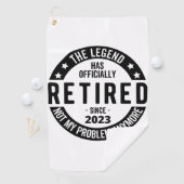 伝説は2023年退職したに公退職した式に ゴルフタオル (インサイチュ)