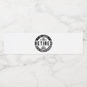 伝説は2023年退職したに公退職した式に ペットボトルラベル (シングルラベル)