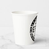 伝説は2023年退職したに公退職した式に 紙コップ (右)