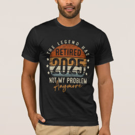 伝説は2025年の退職したヴィンテージ退職 Tシャツ