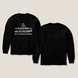 伝説は2025退職した年に私の問題ではなくなった トライブレンドＴシャツ