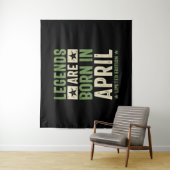 伝説は4月に生まれる - 4月生まれ タペストリー (インサイチュ)