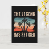 伝説は、除退職した職、退職者 カード (黄色い花)