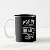 伝説をポピーにする ツートーンマグカップ (左)