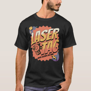 伝説クラシックが作られるラベルレーザー Tシャツ