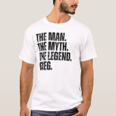 伝説グレッグの神話の男 Tシャツ (正面)