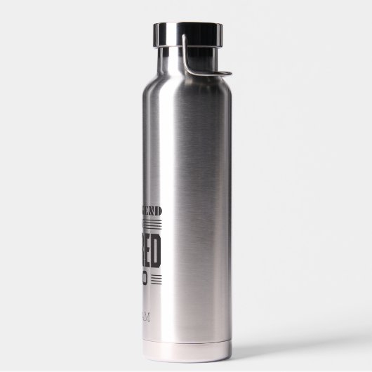 伝説パーソナライズされたが持つ引退退職した ウォーターボトル (左面)