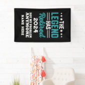 伝説パーソナライズされたが持つ引退退職した 横断幕 (インサイチュ)