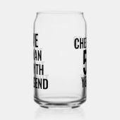 伝説パーソナライズされたの伝説の男 ガラス缶 (左)