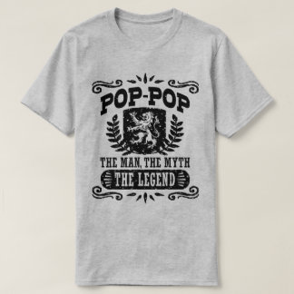 伝説ポップ・アートのポップ・アートのの神話の男 Tシャツ