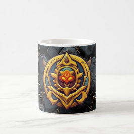 伝説ランクゲーマーエンブレム コーヒーマグカップ