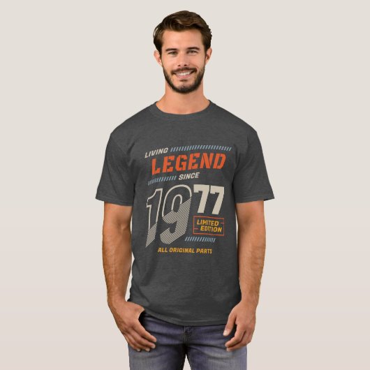 伝説ヴィンテージ1977年限定版 Tシャツ (正面フル)