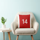 伝説上の14番赤と白入 クッション (椅子)