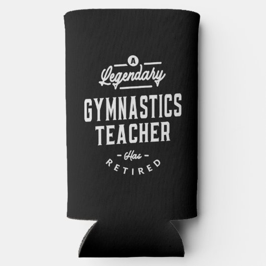 伝説体操先生 退職した スリム缶クーラー (裏面)