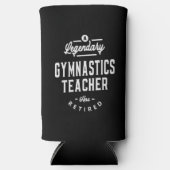 伝説体操先生 退職した スリム缶クーラー (正面)