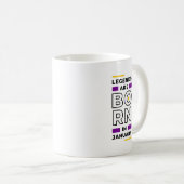 伝説生まれは一月 コーヒーマグカップ (正面右)