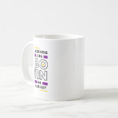 伝説生まれは威厳がある次の通り コーヒーマグカップ (正面左)