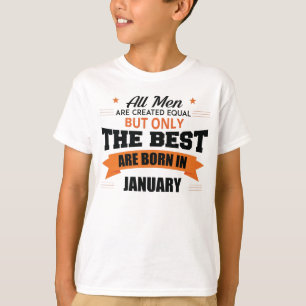 伝説生まれは1月 Tシャツ