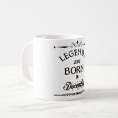 伝説生まれは12月 コーヒーマグカップ (正面左)