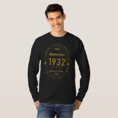 伝説生まれは1932年9月ヴィンテージ90日 Tシャツ (正面フル)