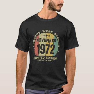 伝説生まれは1972年11月クラシック49Th Biにあった Tシャツ
