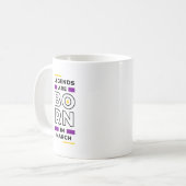 伝説生まれは3月 コーヒーマグカップ (正面左)