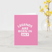 伝説生まれは7月 カード (黄色い花)