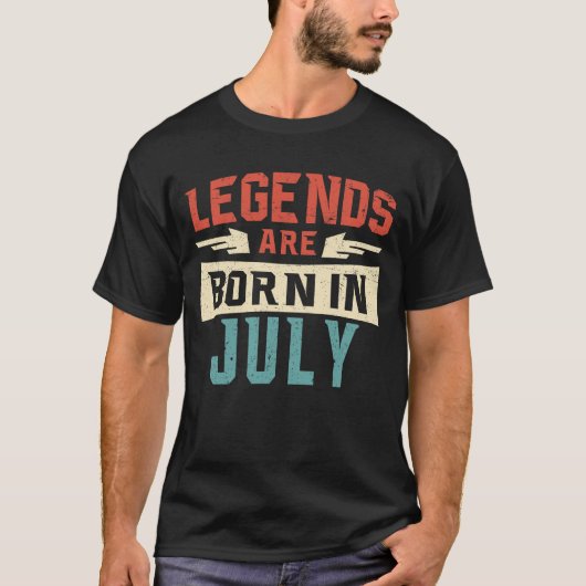 伝説生まれは7月 Tシャツ (正面)