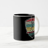 伝説生まれ選手サッカーのマグカップ ツートーンマグカップ (正面右)