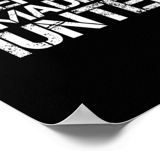 伝説的なアルマジロハンターおもしろい狩り野生生物 ポスター (角)