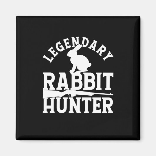 伝説的なウサギ狩り マグネット (正面)