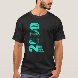 伝説的なオリジナル- 22年ヴィンテージ2000 - 22th tシャツ