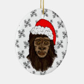 伝説的なクリスマスとお正月 セラミックオーナメント (右)