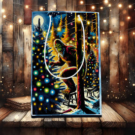 伝説的なクリスマスビッグフット ミディアムペーパーバッグ