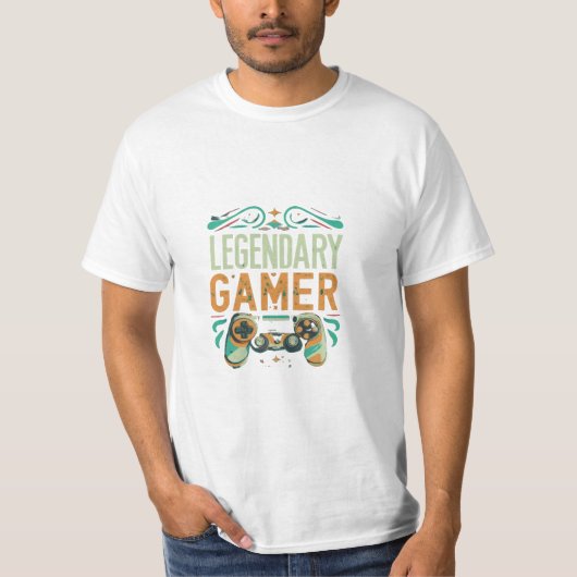 伝説的なゲーマー Tシャツ (正面)